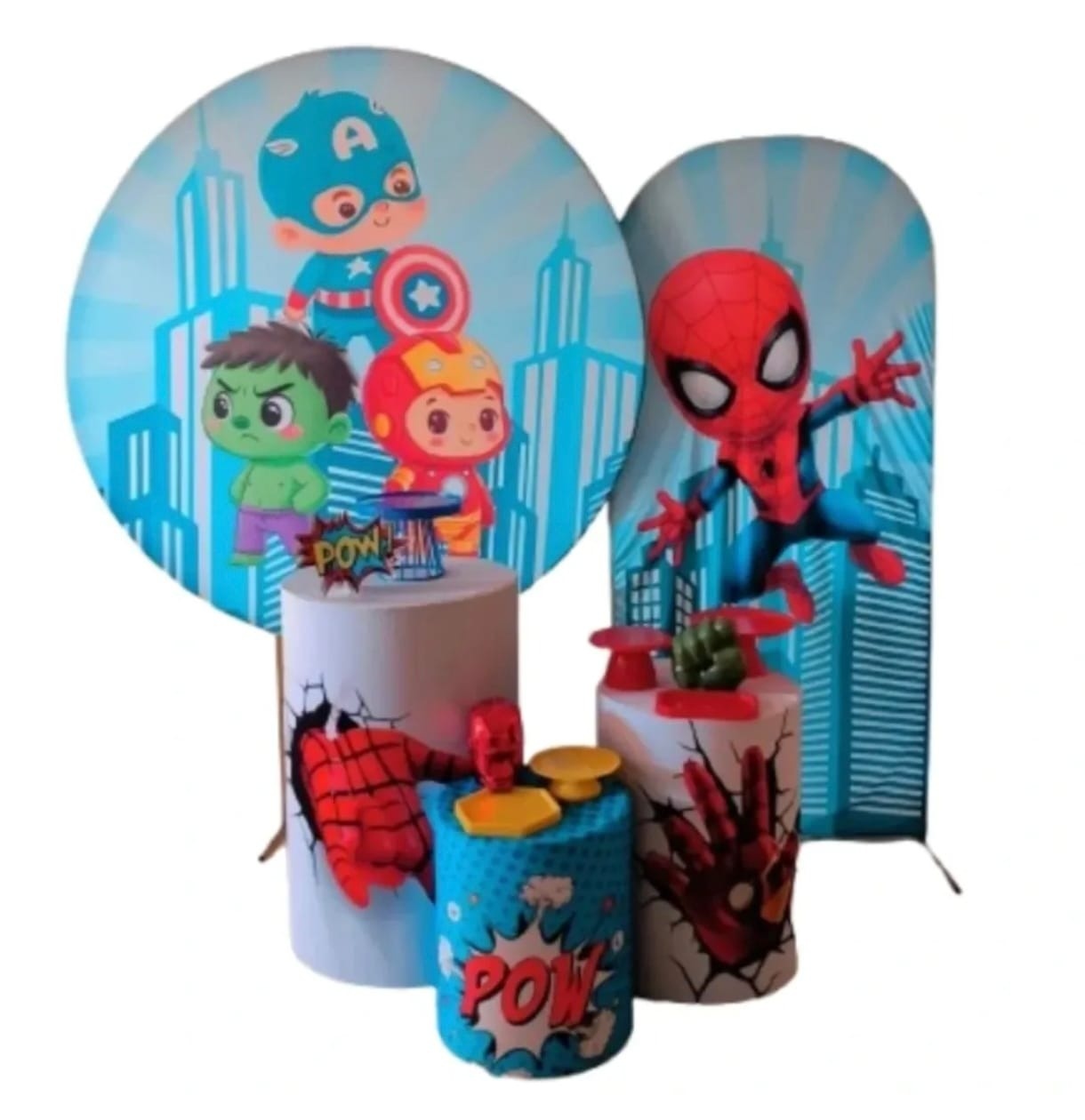 Kit Prático + Romano Menino (Super Heróis Baby) - BenLiz Loc e monte