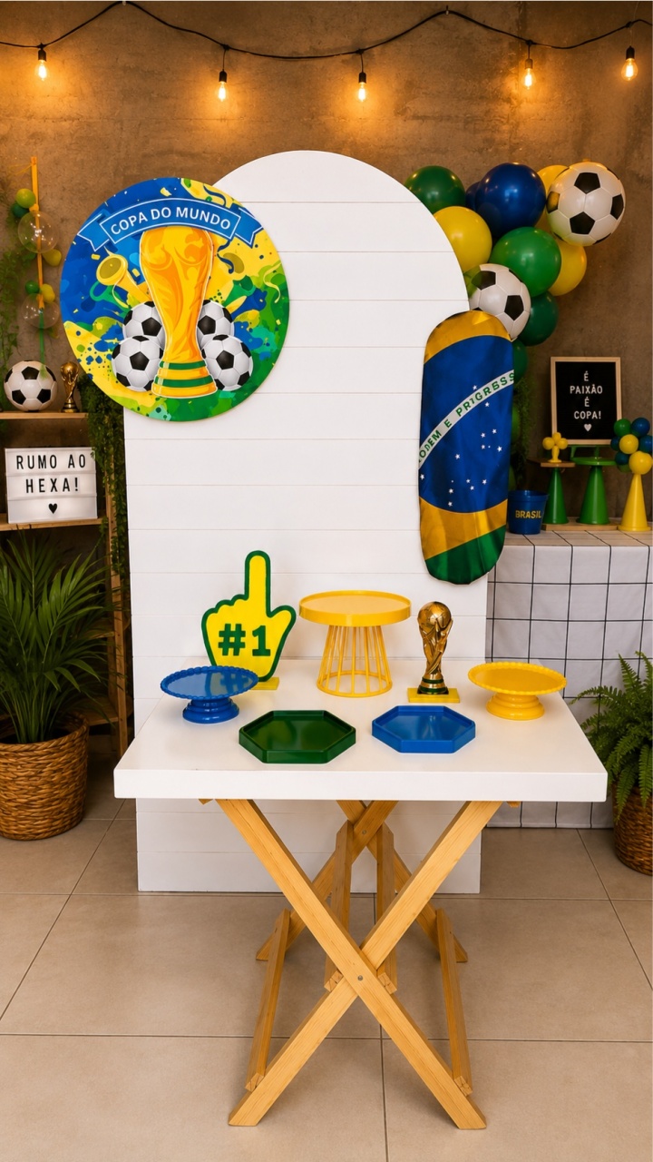 Mini Festa Mesa + Painel Romano Unissex (Brasil) - BenLiz Loc e monte