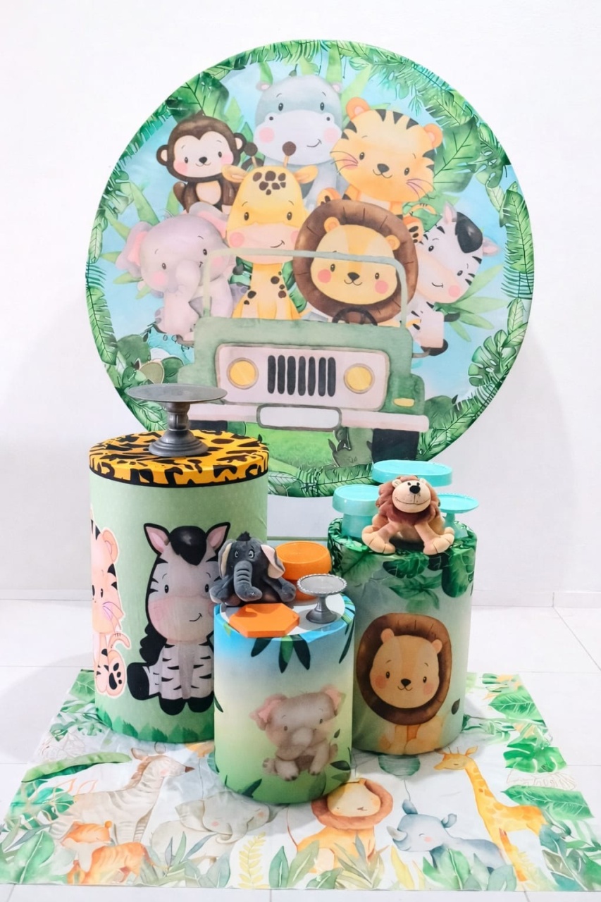 Kit Prático Padrão Menino Baby (Safari) - BenLiz Loc e monte