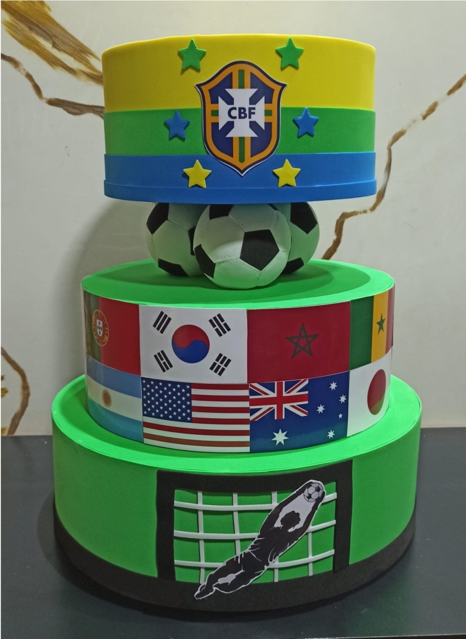 Bolo Copa Do Mundo/ Futebol - Afestapegueemonte