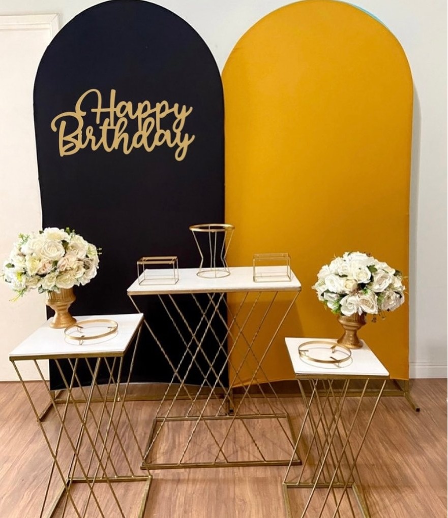 Aniversário Adulto - Preto E Dourado - Afestapegueemonte
