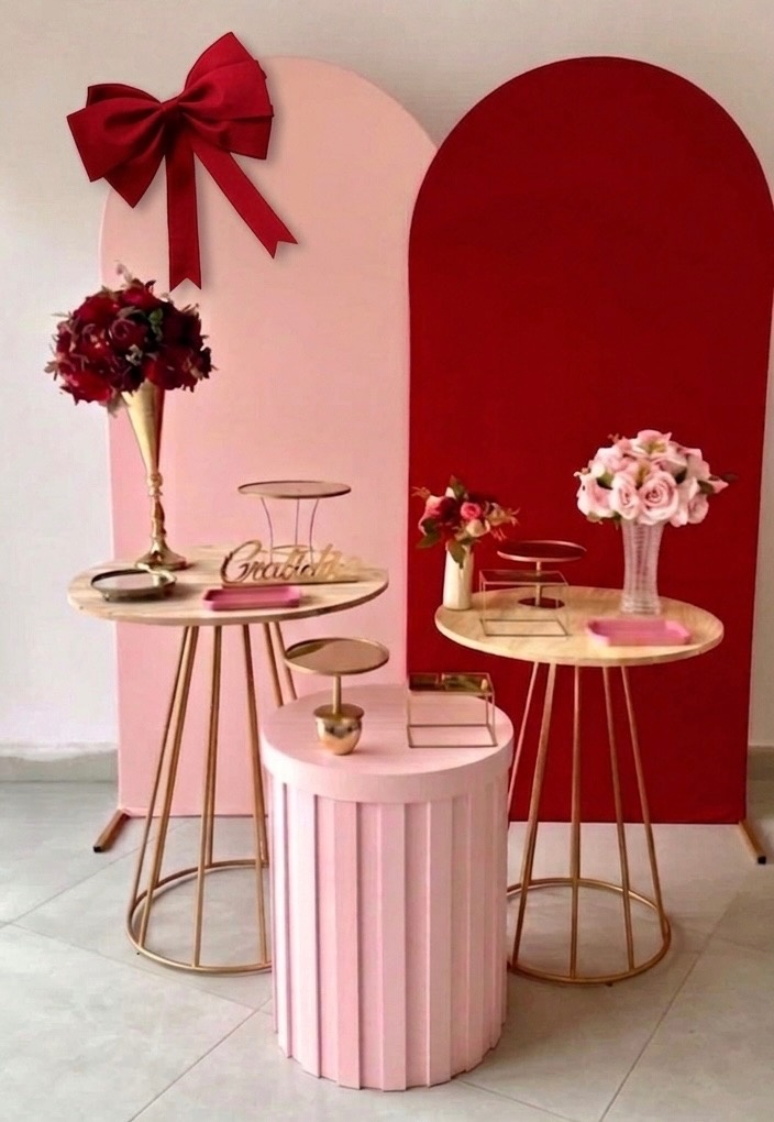 Chá de Lingerie Vermelho E Rosa - Afestapegueemonte