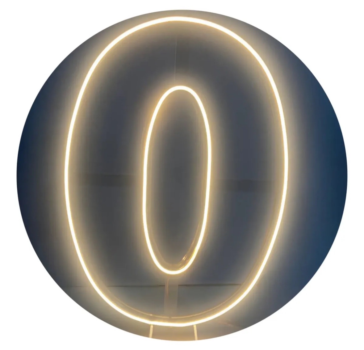 Número 0 de Led - Afestapegueemonte