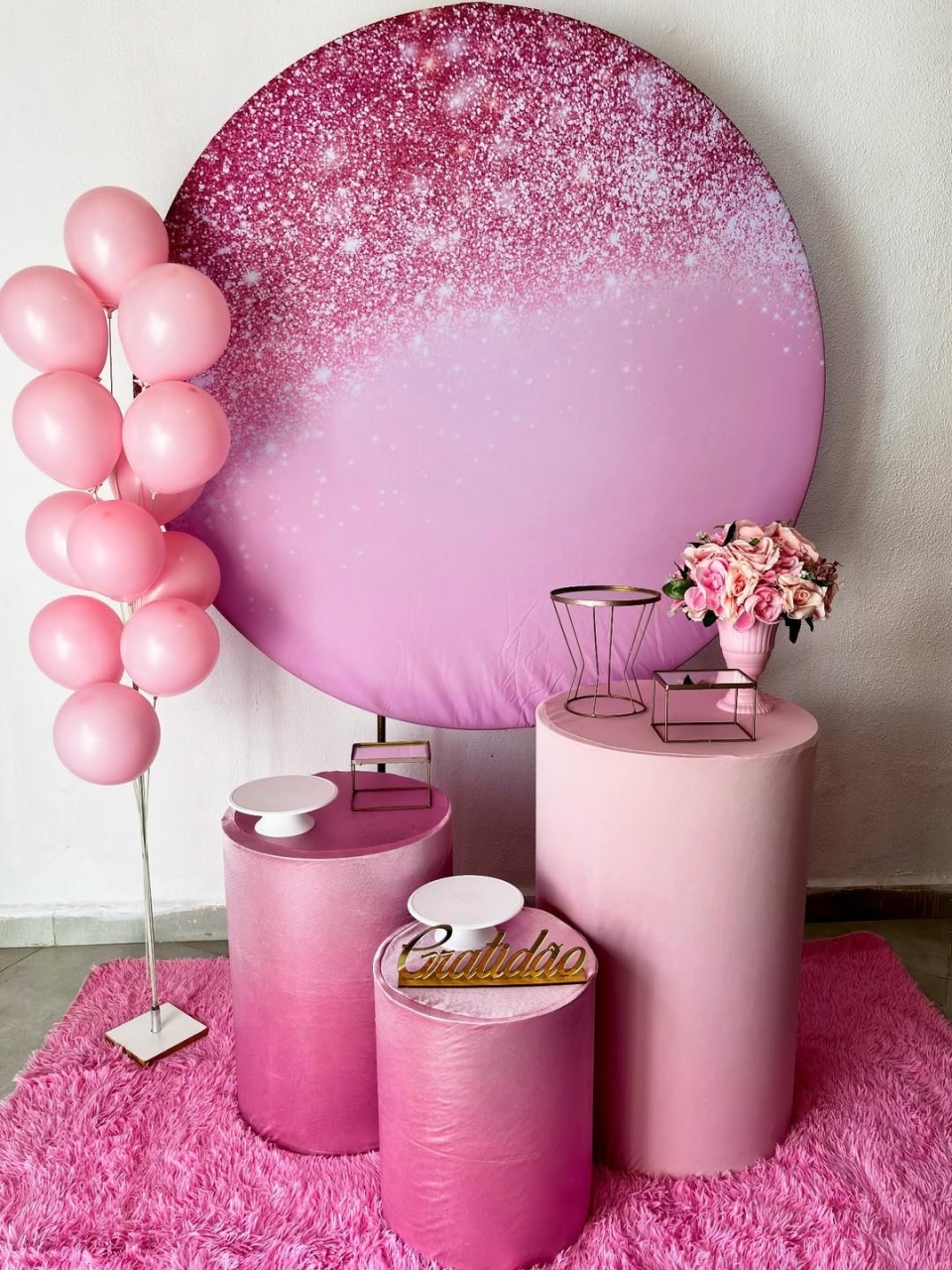 Rosa Glitter - Afestapegueemonte