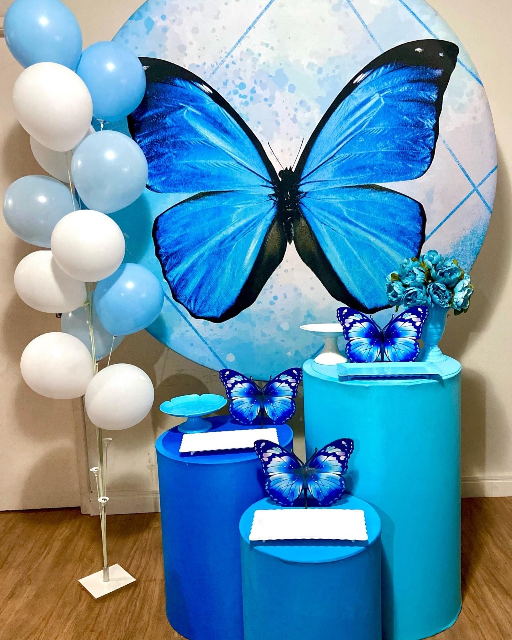 Borboleta Azul - Afestapegueemonte