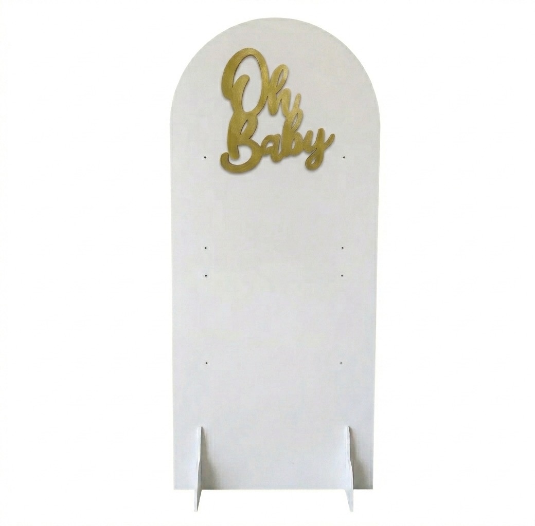 Painel Romano Oh Baby Branco - Afestapegueemonte
