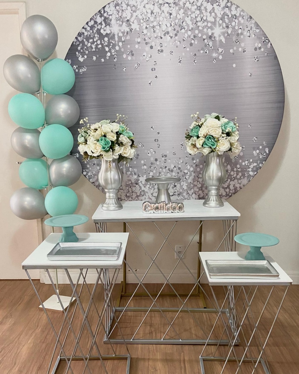 Festa Adulto - Glitter Prata - Afestapegueemonte