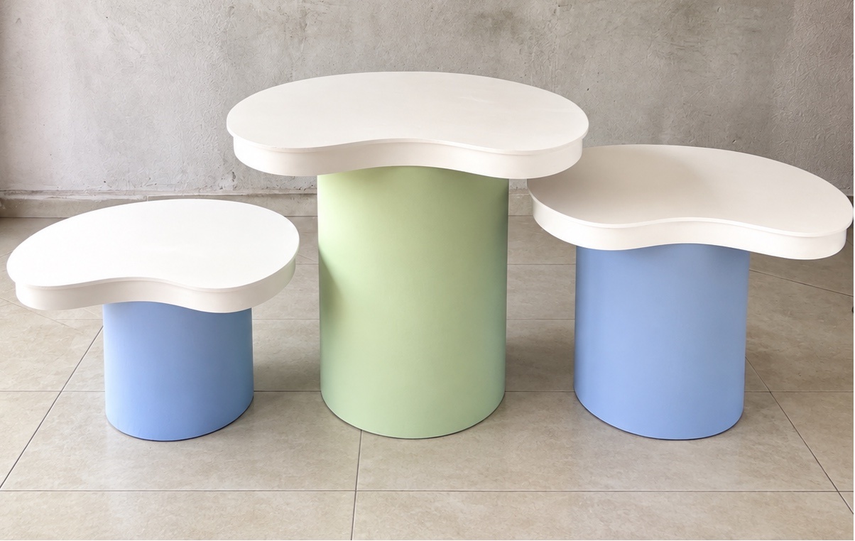 Trio de Cilindros Com Tampos Organicos - Afestapegueemonte