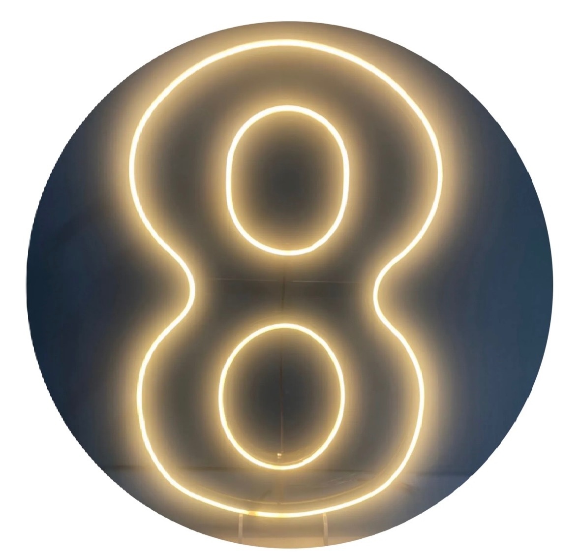 Número 8 de Led - Afestapegueemonte