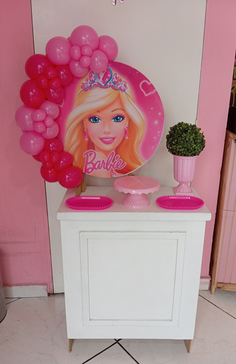 Barbie Mini Festa + Mesa - Catálogo Jake festa decore 