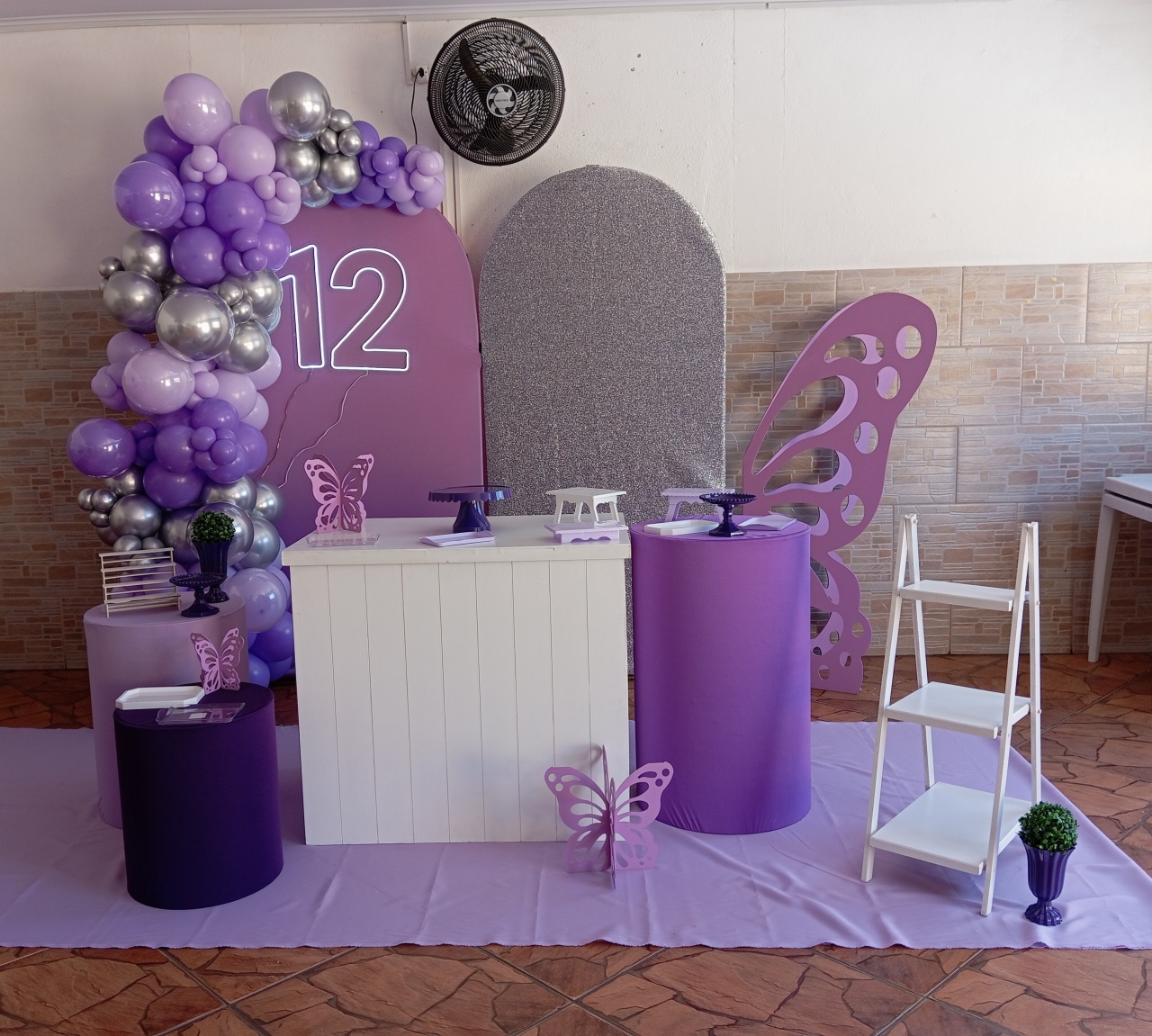 Borboletas Lilás  - Catálogo Jake festa decore 
