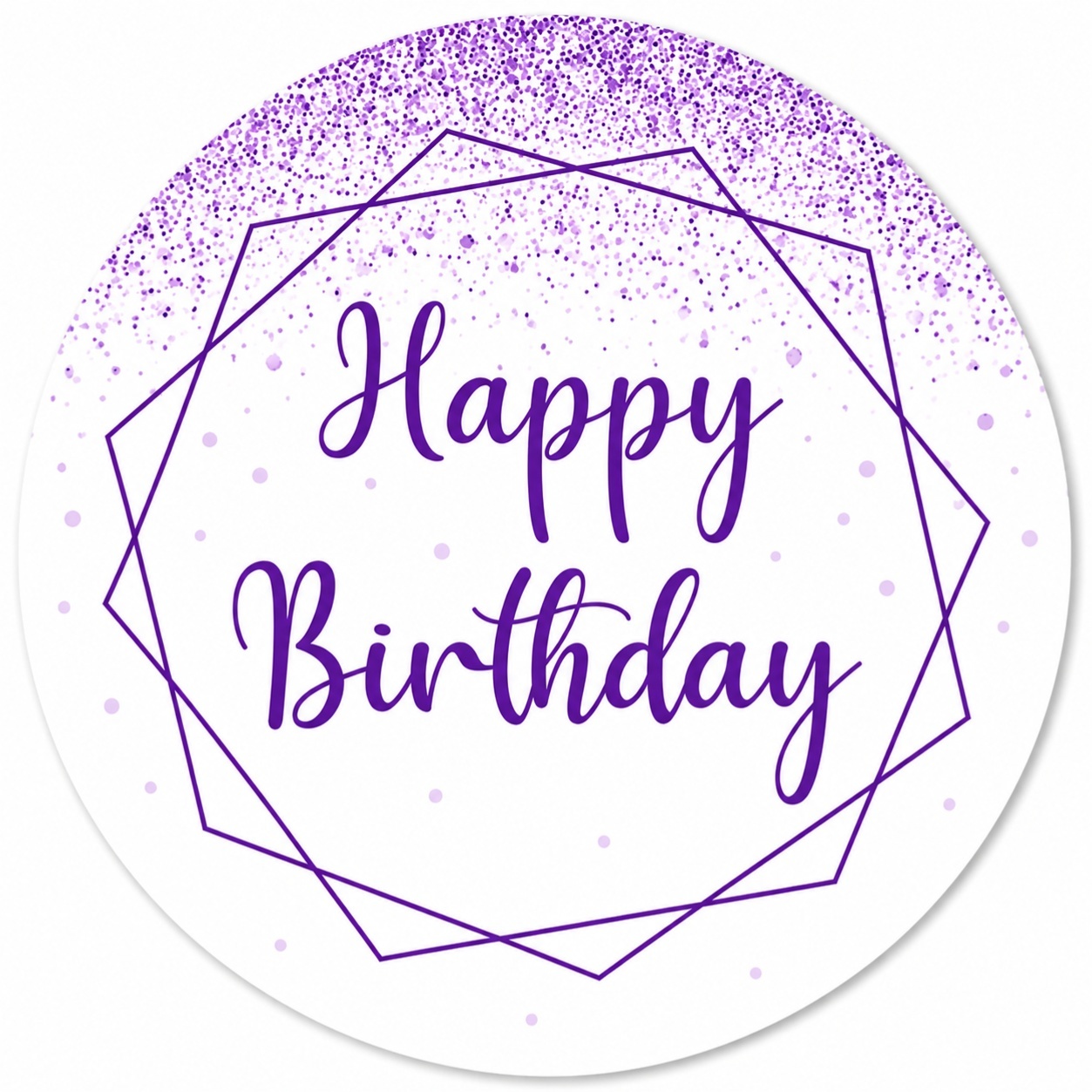 Happy Roxo - Mini Festa - Catálogo Jake festa decore 