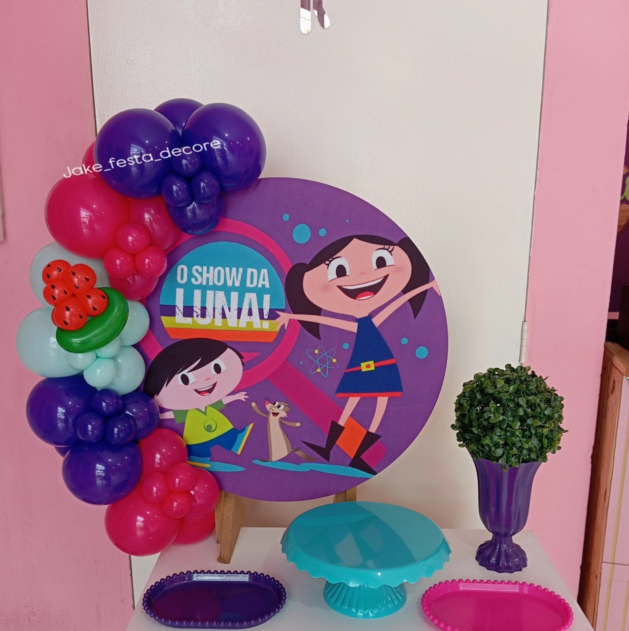 Show da Luna 🍉 Mini Festa  - Catálogo Jake festa decore 