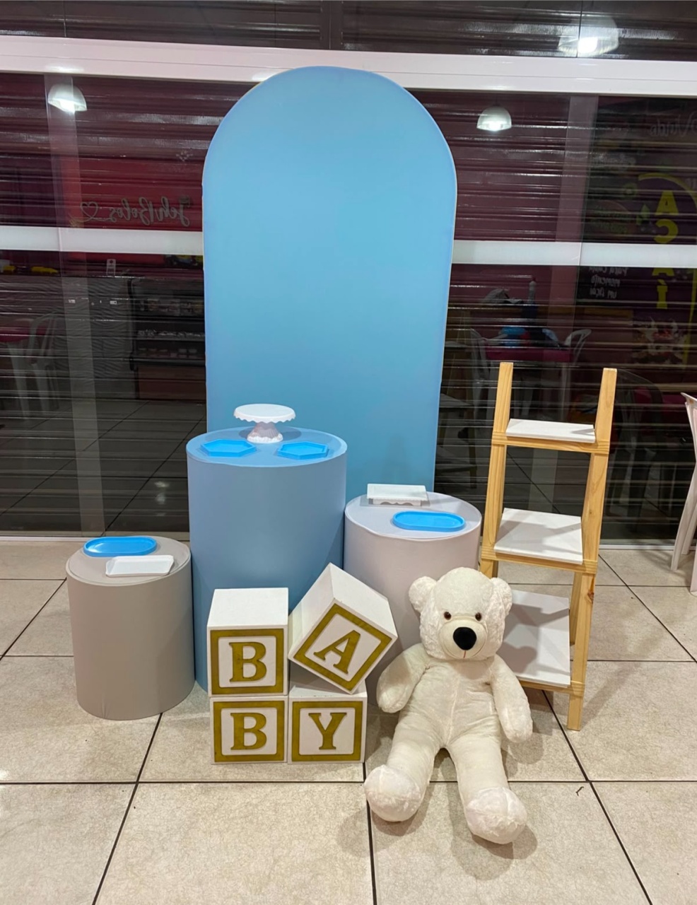 Chá de Bebe Azul - Catálogo Jake festa decore 