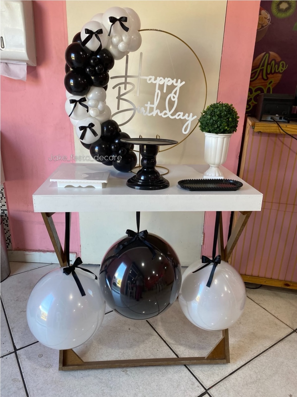 Luxo Happy Laço - Mini Festa + Mesa - Catálogo Jake festa decore 
