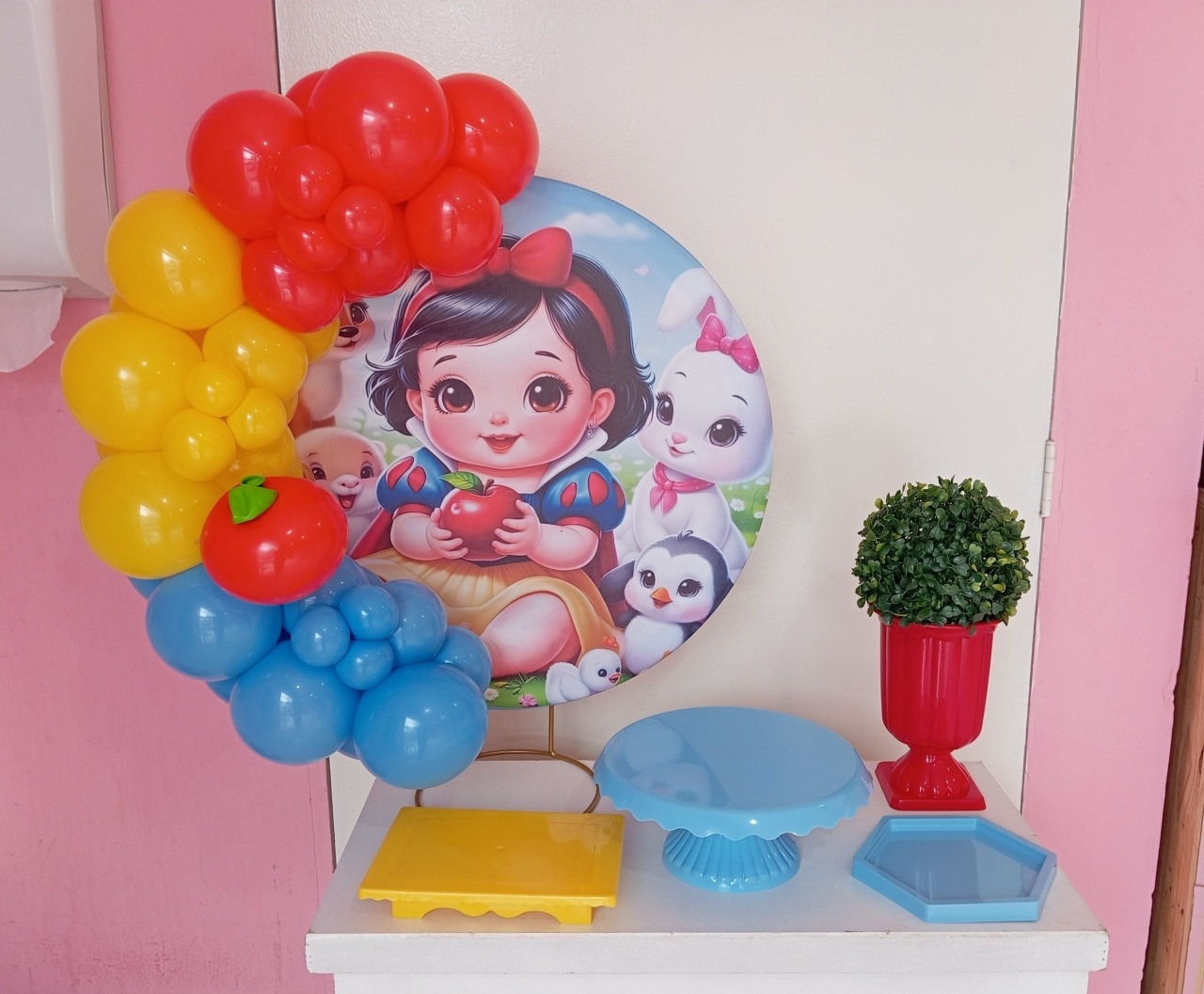 Branca de Neve Baby Mini Festa  - Catálogo Jake festa decore 