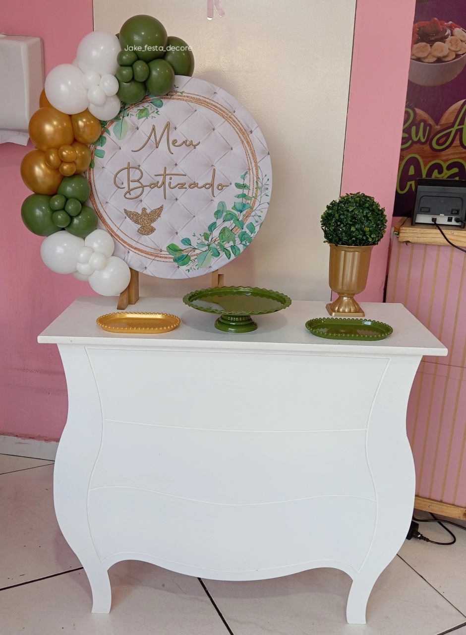 Batizado Mini Festa + Mesa - Catálogo Jake festa decore 