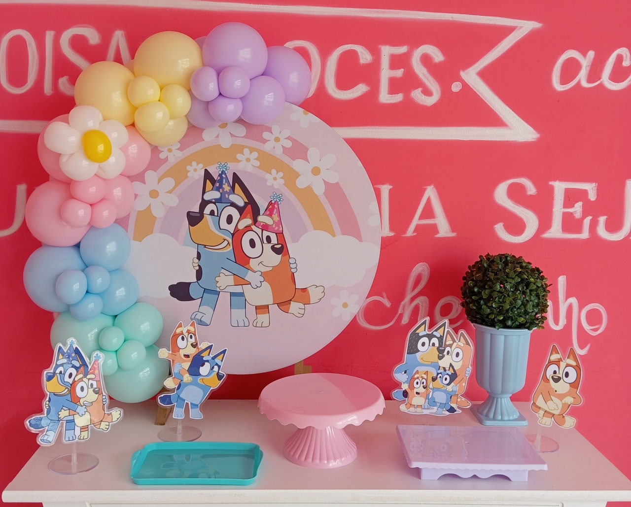 Bluey E Pingo Mini Festa - Catálogo Jake festa decore 
