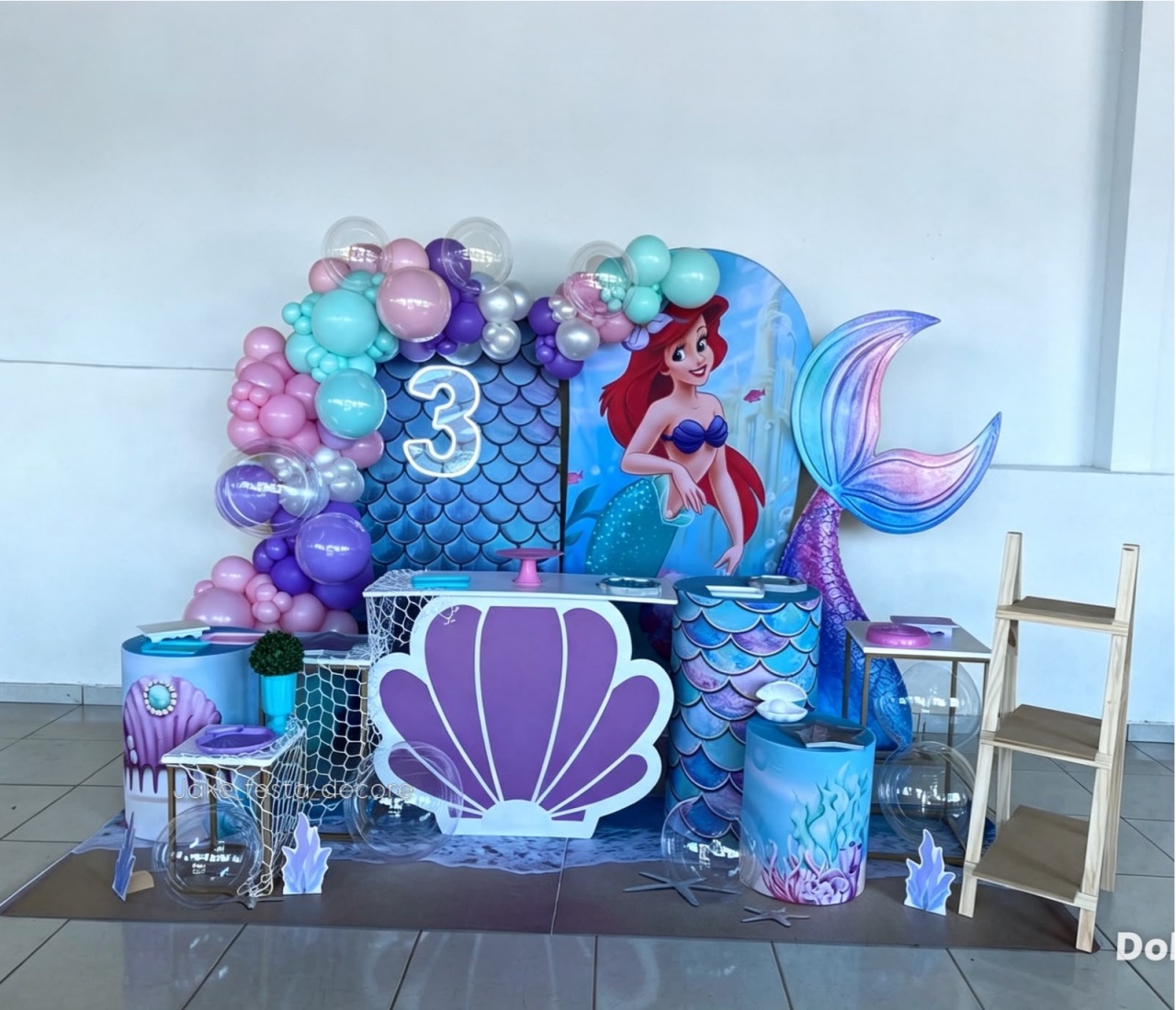 Sereia Ariel - Catálogo Jake festa decore 