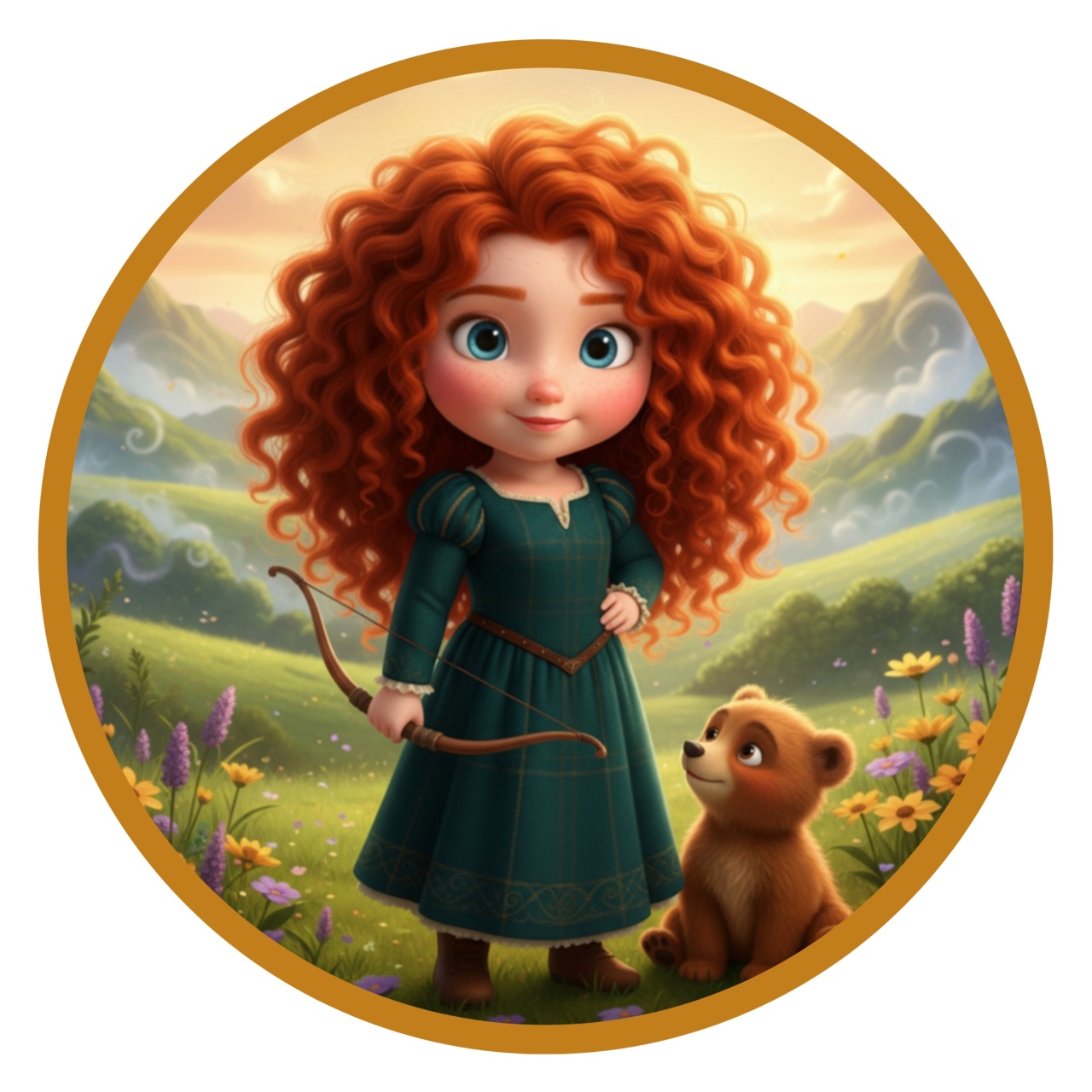 Merida -Valente - Mini Festa - Catálogo Jake festa decore 