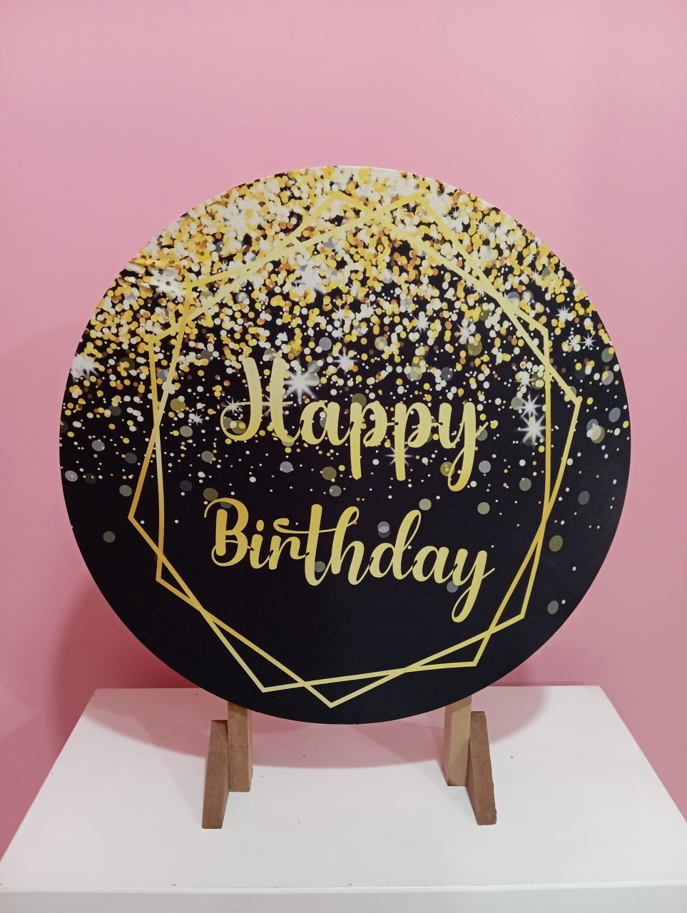 Happy Preto E Dourado Mini Festa - Catálogo Jake festa decore 