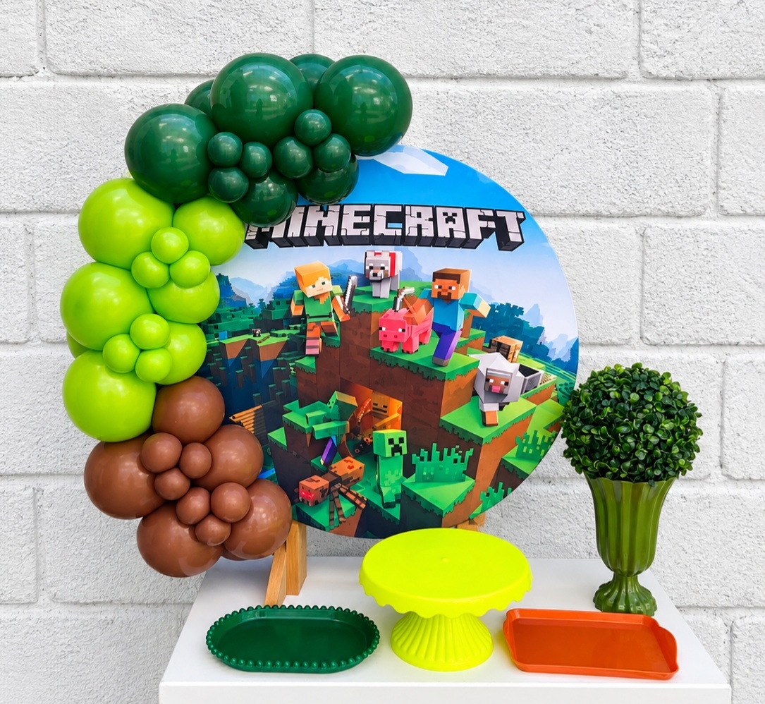 Minecraft - Mini Festa - Catálogo Jake festa decore 