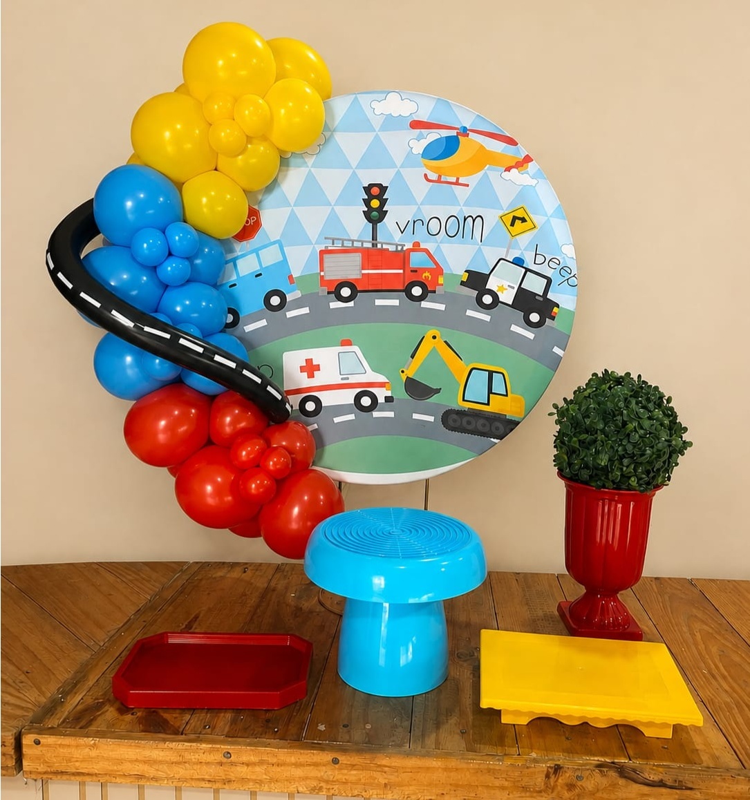 Carros - Mini Festa - Catálogo Jake festa decore 