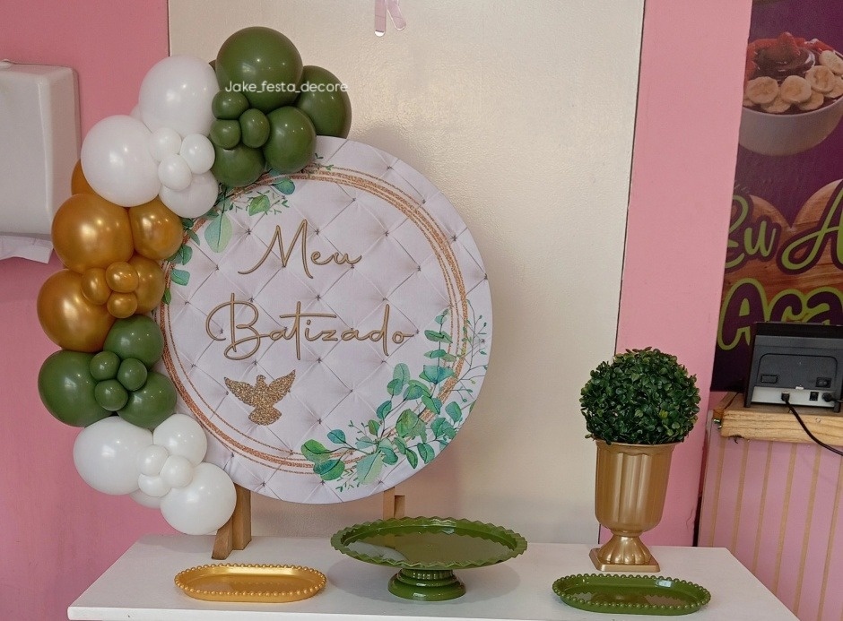 Batizado Mini Festa - Catálogo Jake festa decore 