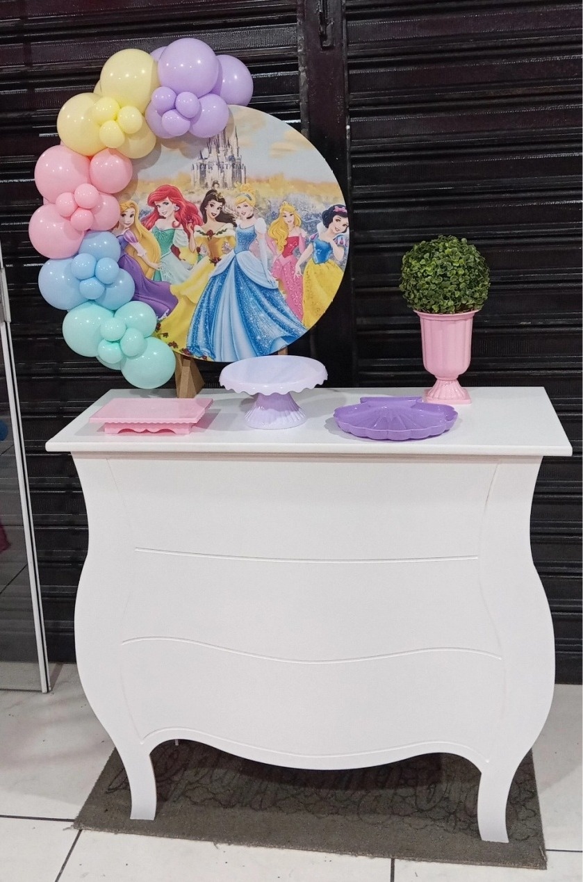 Princesas Mini Festa + Mesa  - Catálogo Jake festa decore 