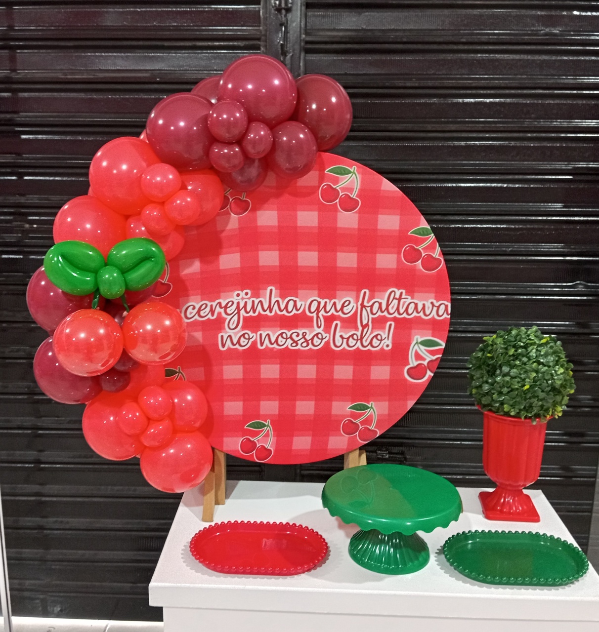 Cereja 🍒 Mini Festa - Catálogo Jake festa decore 
