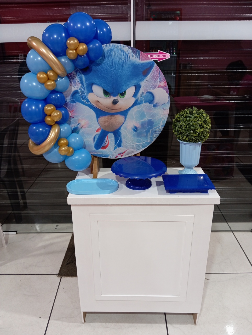 Sonic Mini Festa + Mesa  - Catálogo Jake festa decore 
