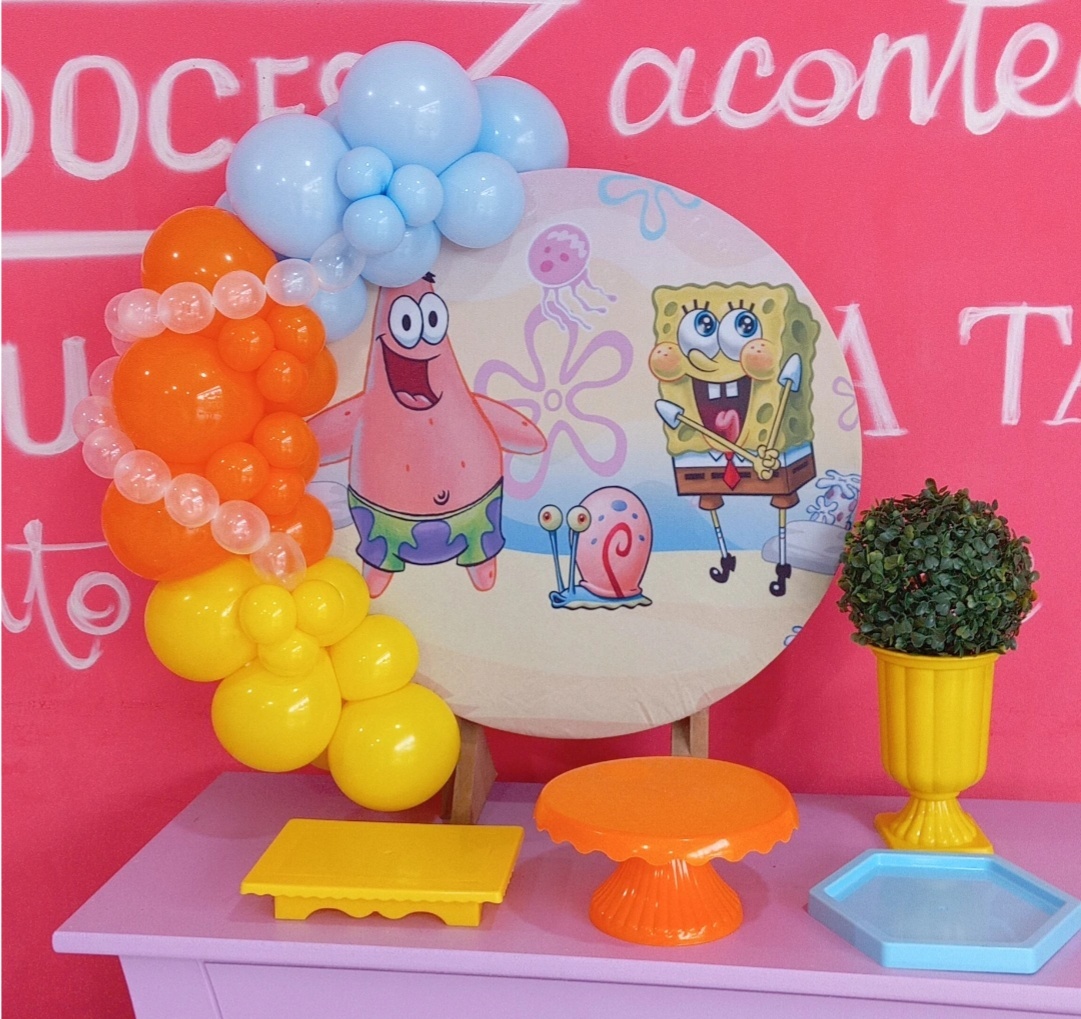 Bob Esponja Mini Festa  - Catálogo Jake festa decore 
