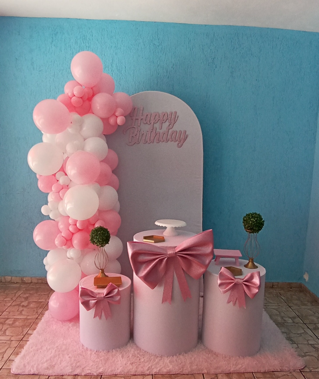 Laço Rosa - Catálogo Jake festa decore 