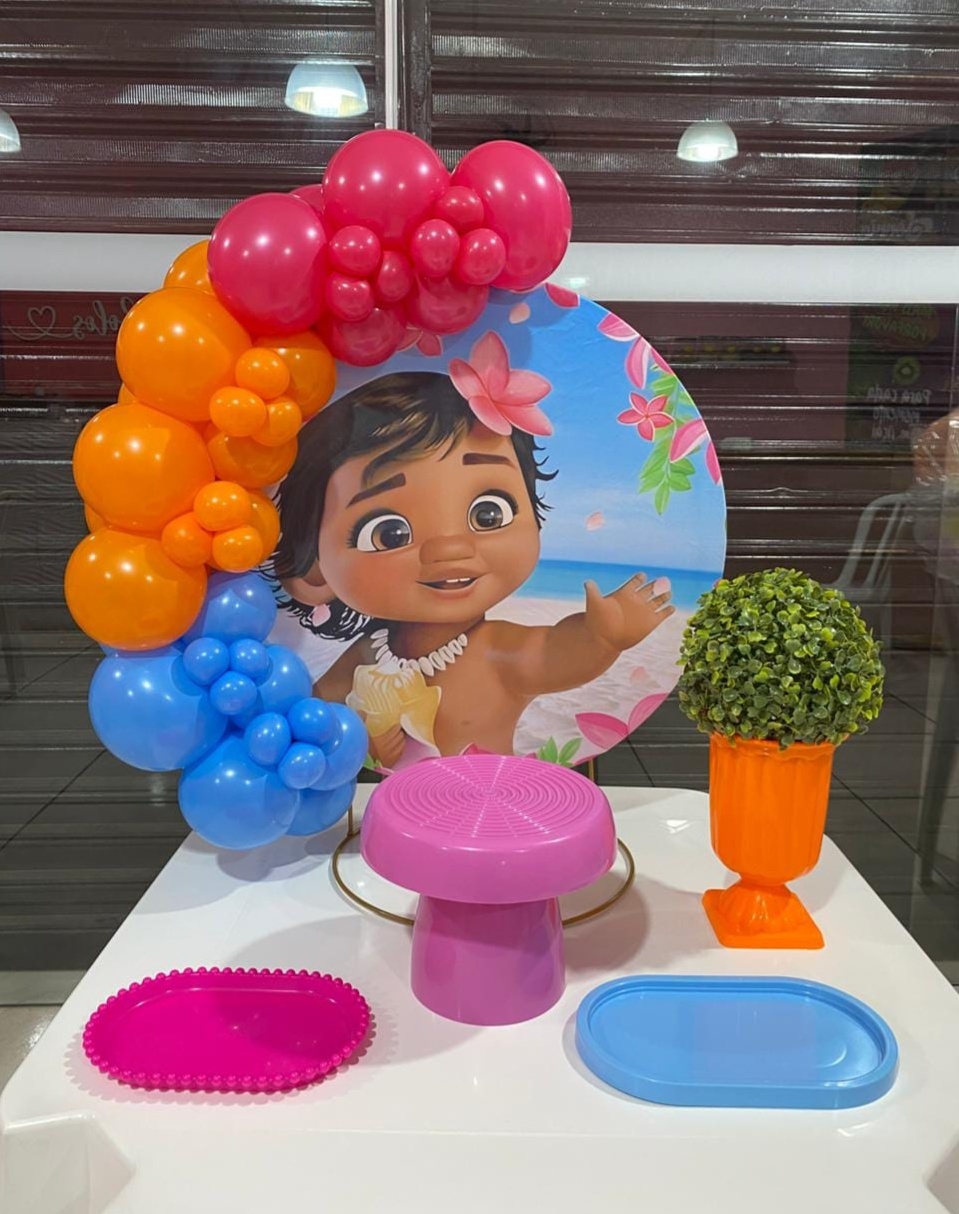 Moana Baby - Mini Festa - Catálogo Jake festa decore 