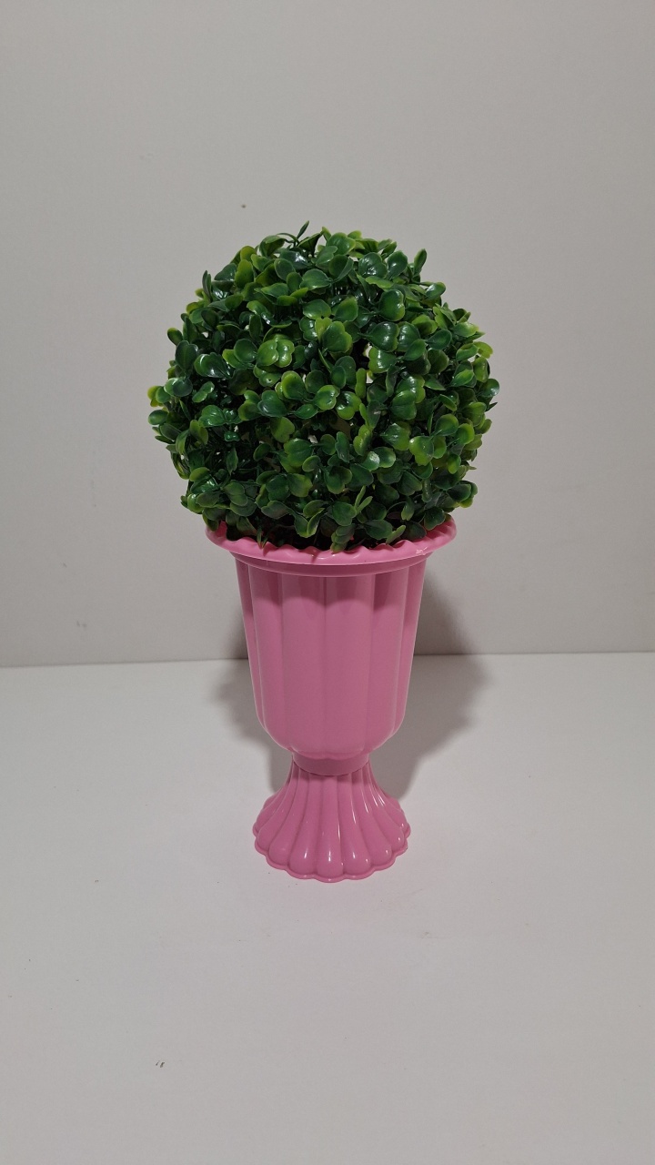 Jarro Cor Rosa Com Buchinho Grama - Pegue e Monte sua Festa