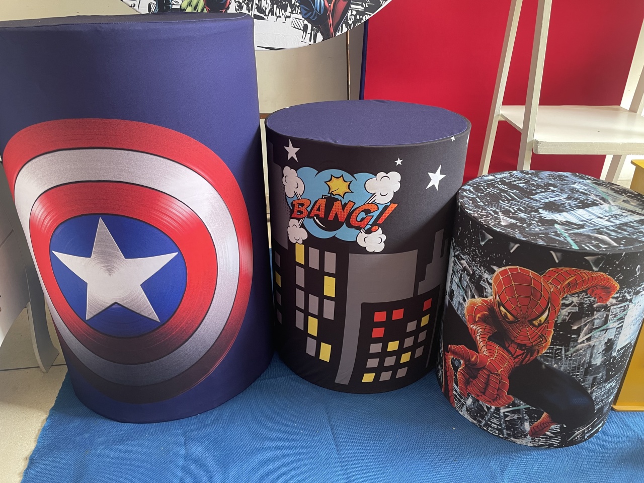 Capas de Cilindro Vingadores - Rosy val decorações de Festas