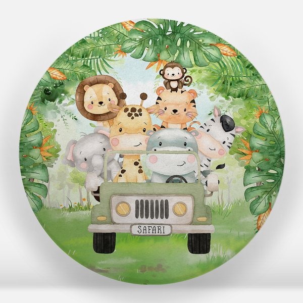 Painel Safari 1,50×1,50 - Rosy val decorações de Festas
