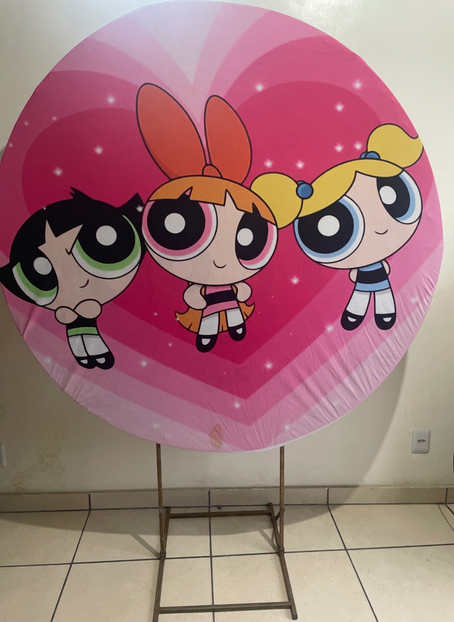 As Meninas Super Poderosas1,50X1,50  - Rosy val decorações de Festas