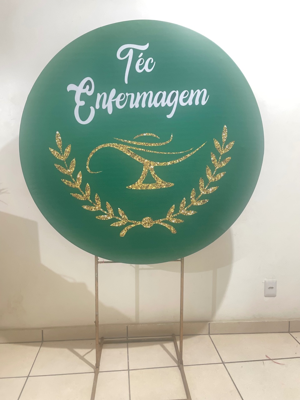 Painel Tec. Enfermagem 1,20X1,20 - Rosy val decorações de Festas
