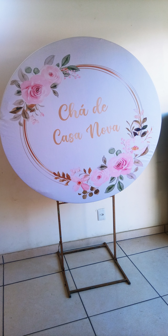 Chá de Casa Nova 1,20X1,20 - Rosy val decorações de Festas