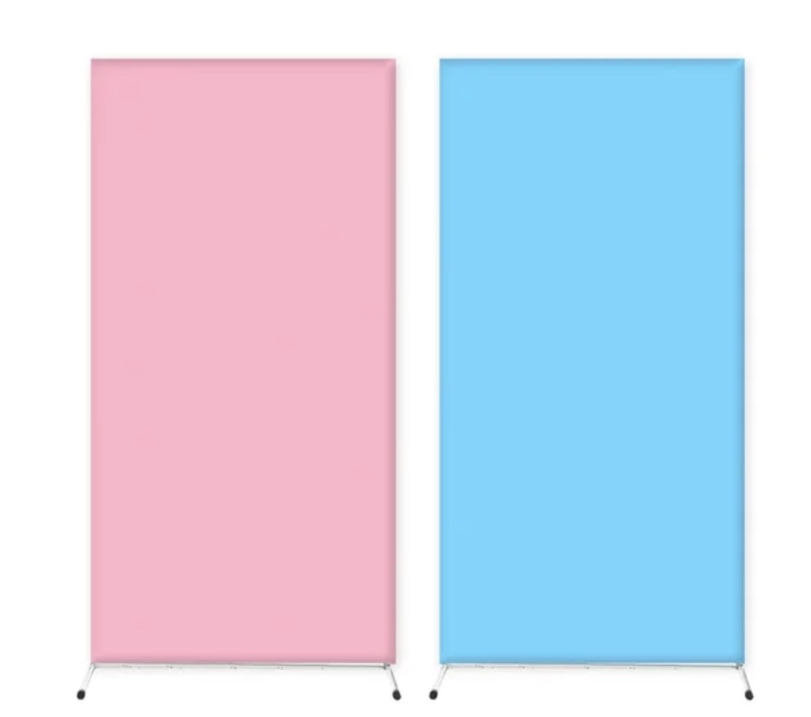 Romano Lilas E Bebê Dupla Face 1 X 2 - Rosy val decorações de Festas