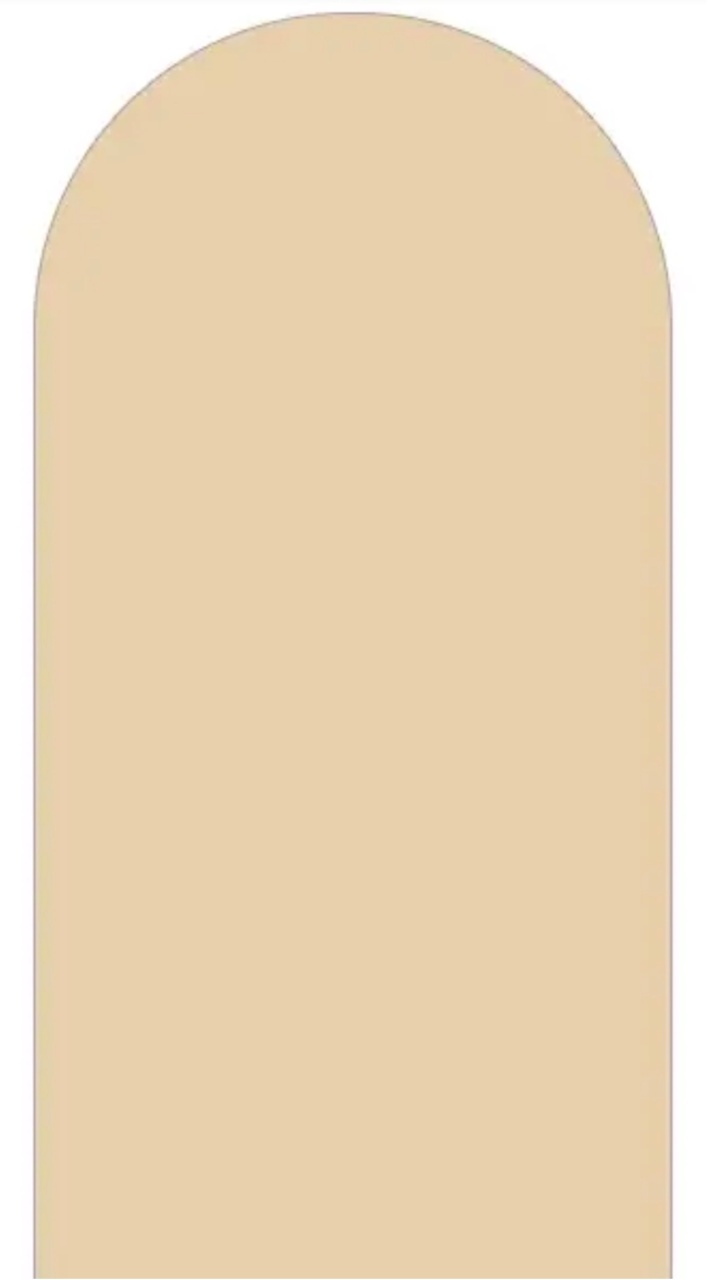 Painel Romano Dupla Face Bege E Amarelo Claro 1X2 - Rosy val decorações de Festas