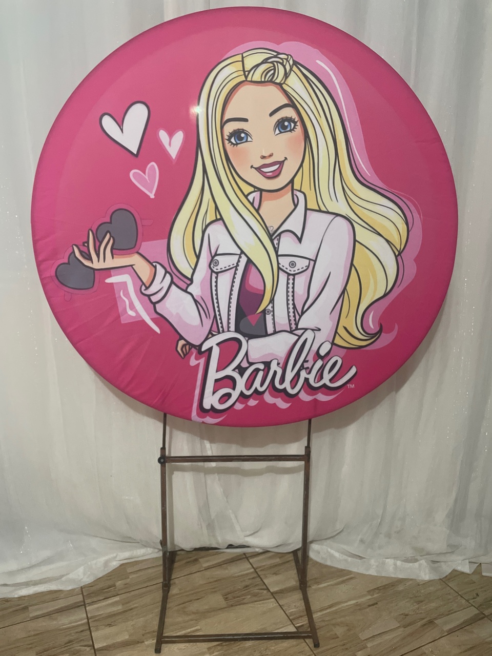 Barbie 1,20X1,20  - Rosy val decorações de Festas
