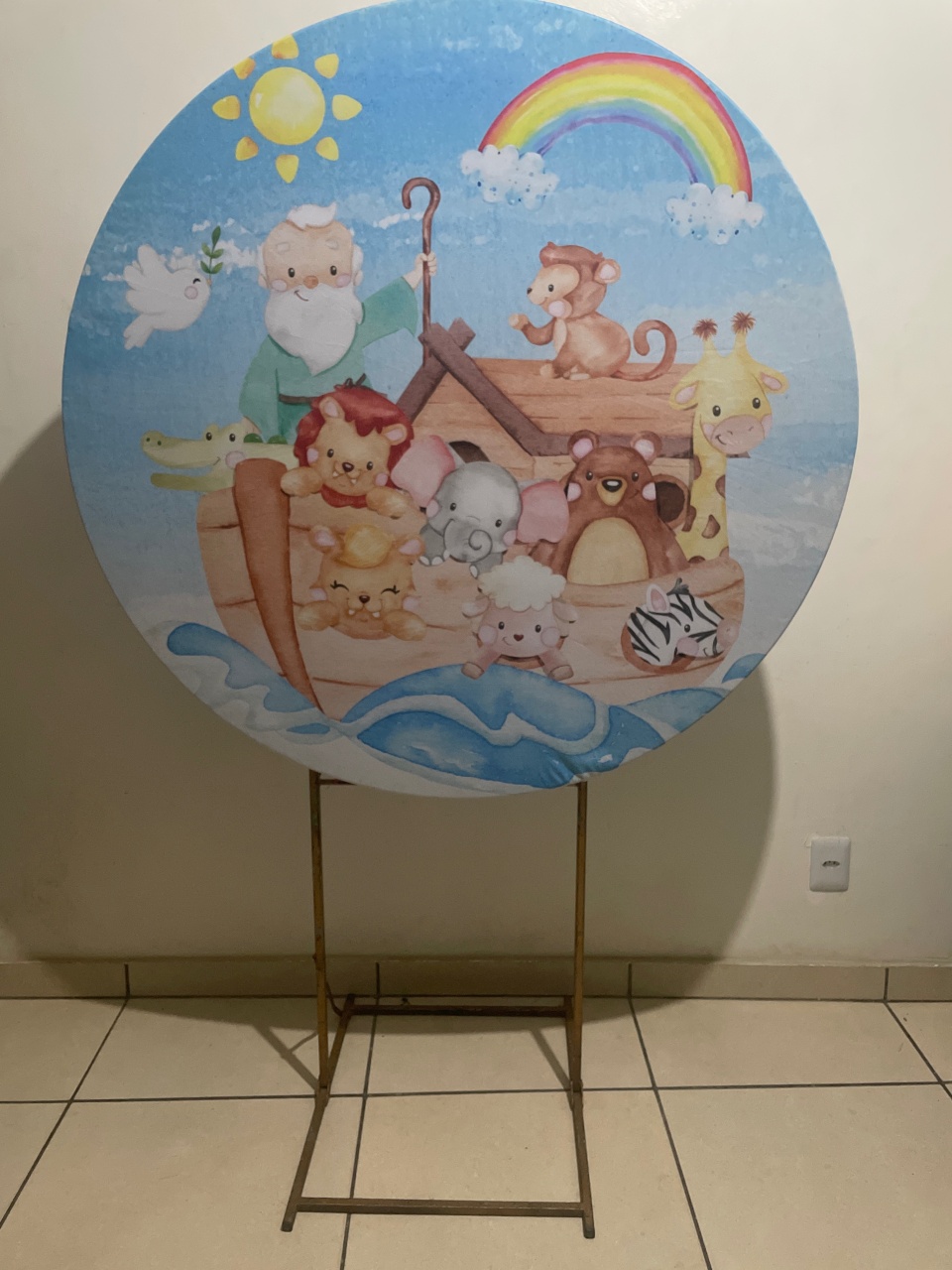 Arca de Noé 1,20X1,20 - Rosy val decorações de Festas