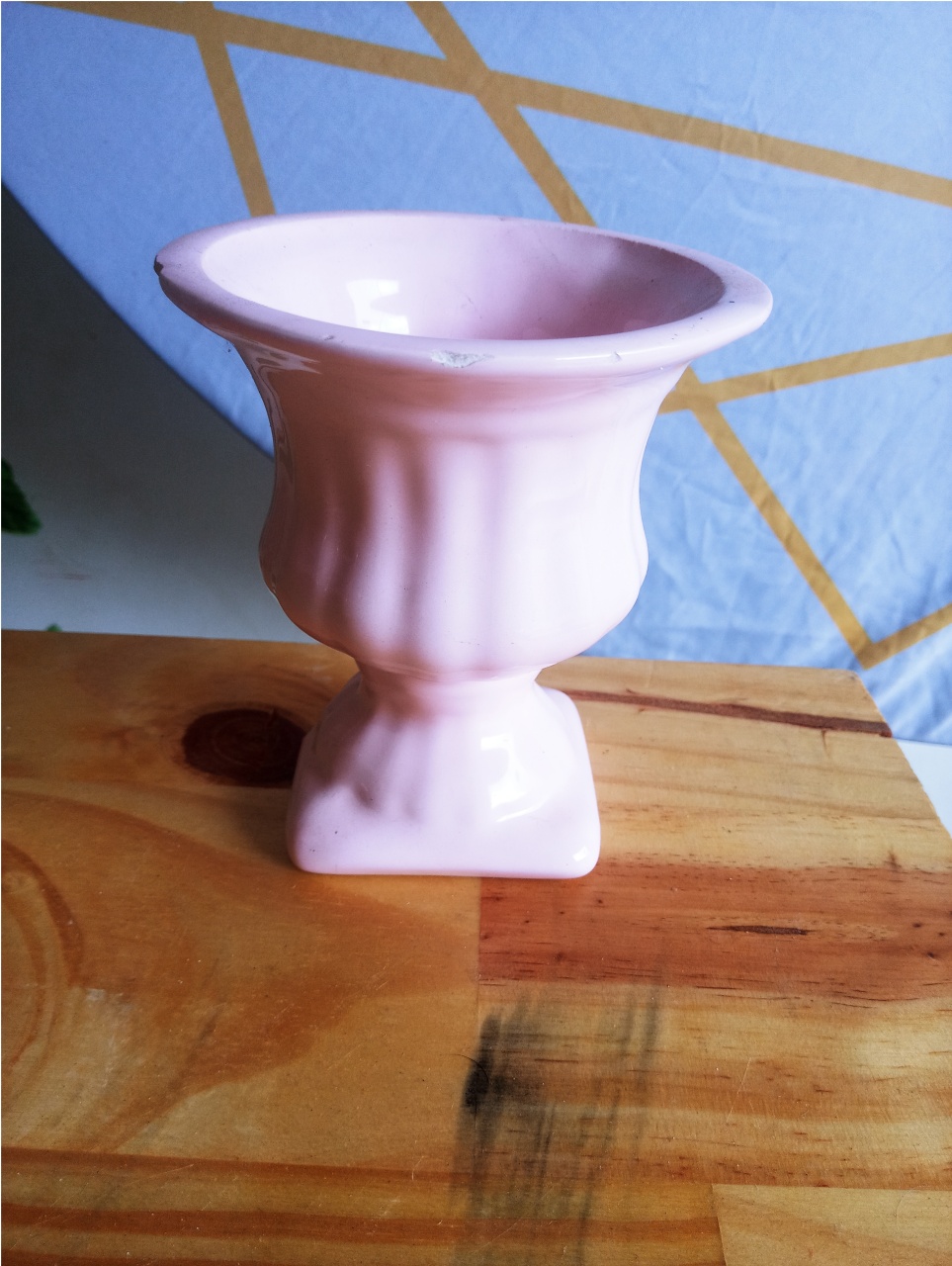 Vaso Pp Rosa Claro Ceramica - Rosy val decorações de Festas