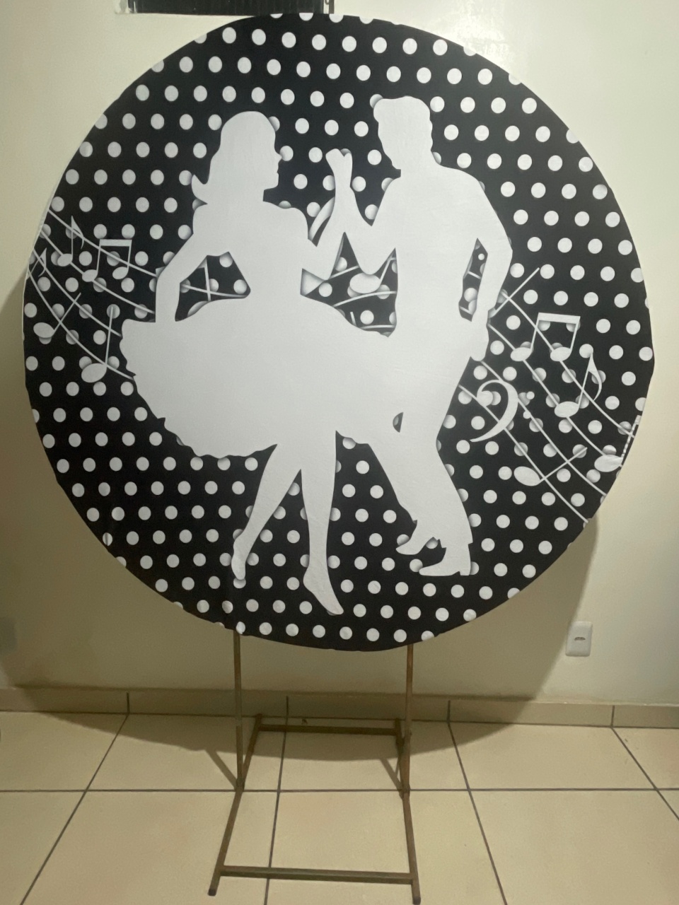 Anos 60 1,50X1,50  - Rosy val decorações de Festas