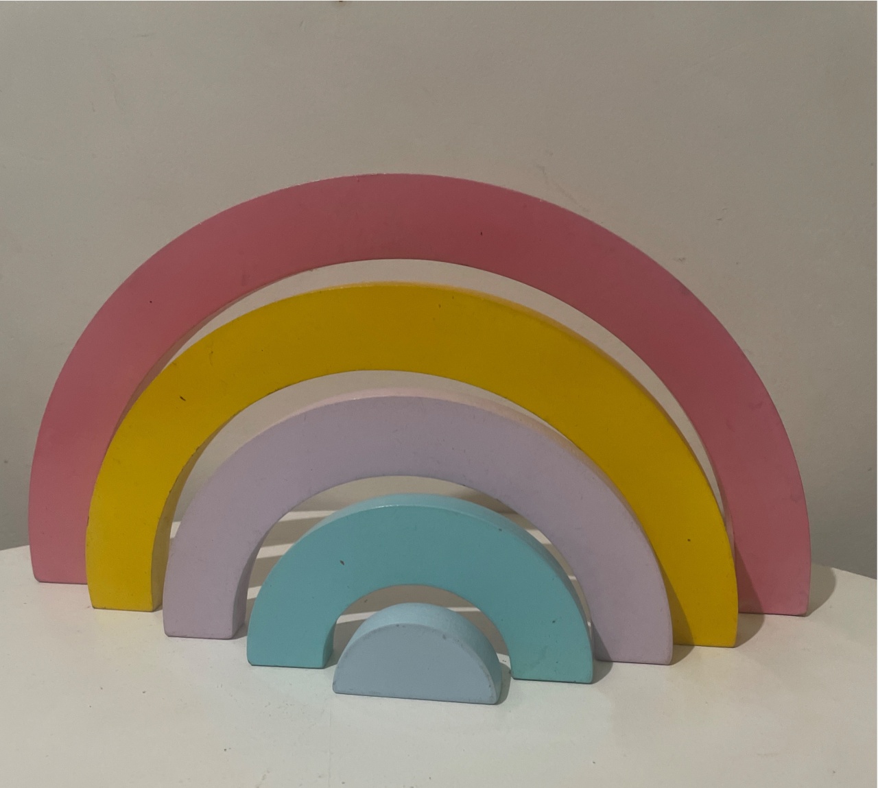 Arco Íris Em Mdf 5 Peças - Rosy val decorações de Festas