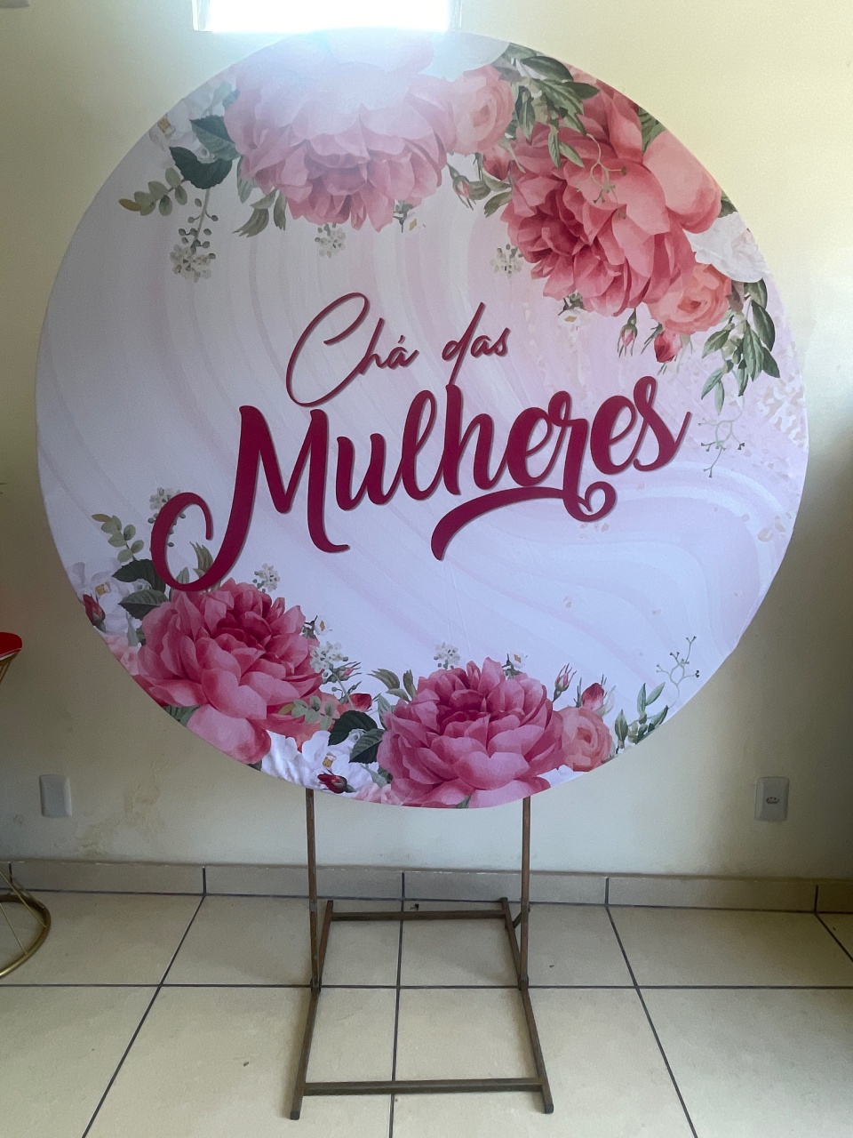 Chá das Mulheres 1,50 X 1,50 - Rosy val decorações de Festas