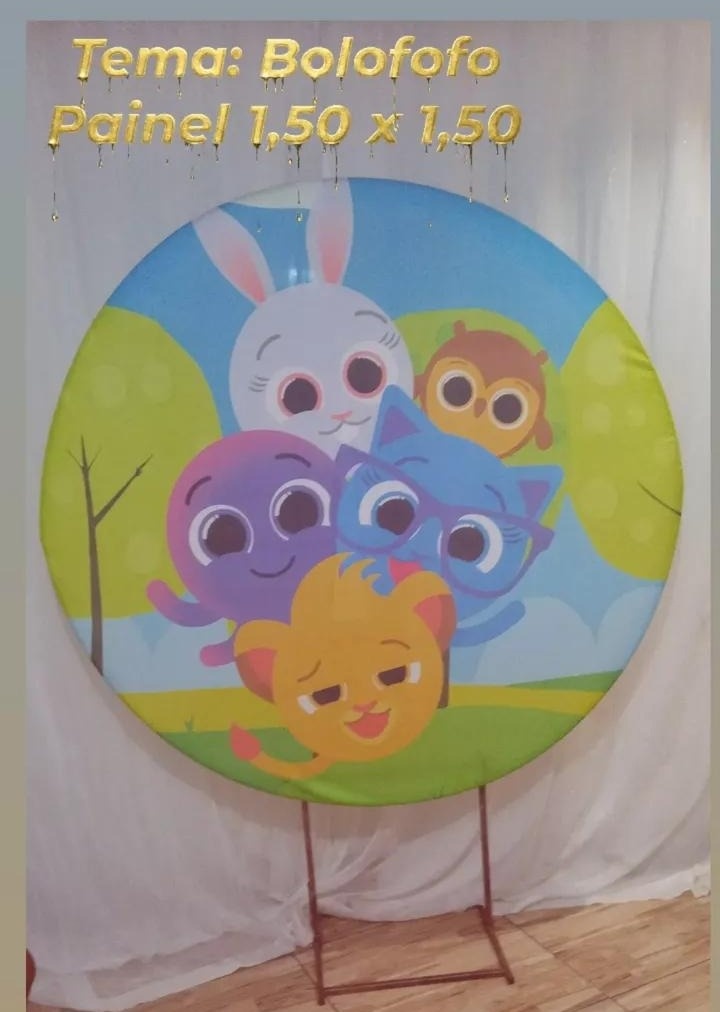 Bolo Fofo 1,50 X 1,50 - Rosy val decorações de Festas