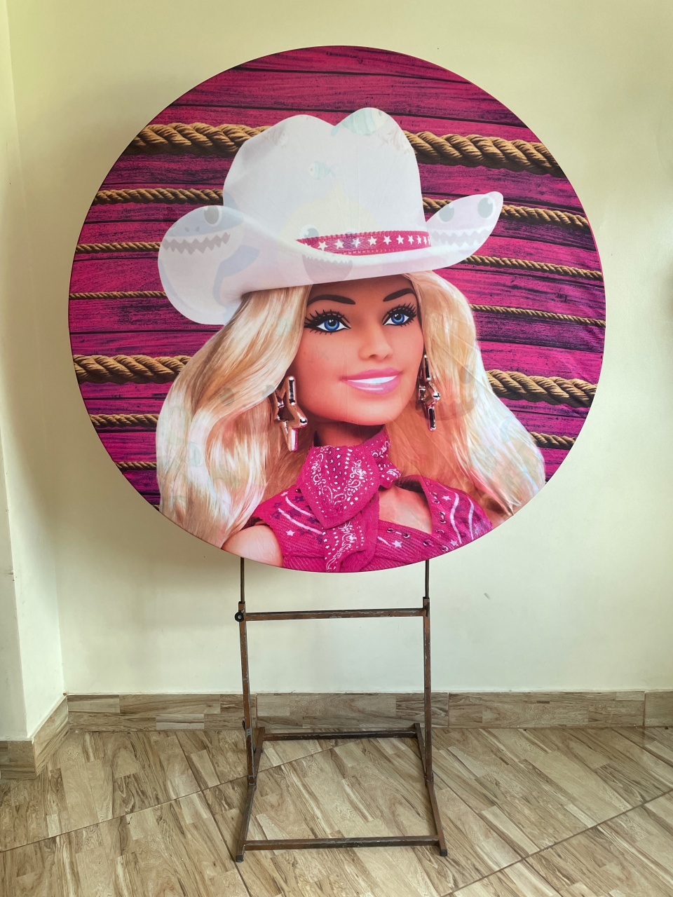 Barbie Cavalgada 1,20X1,20  - Rosy val decorações de Festas